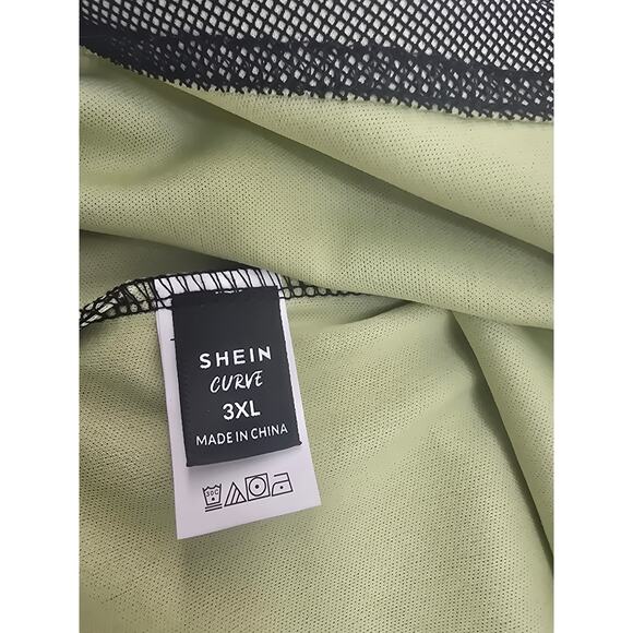 Lot 2 Women’s Dresses Neon Mesh SHEIN Curve 3XL & Neon Nation XL - Picture 3 of 5